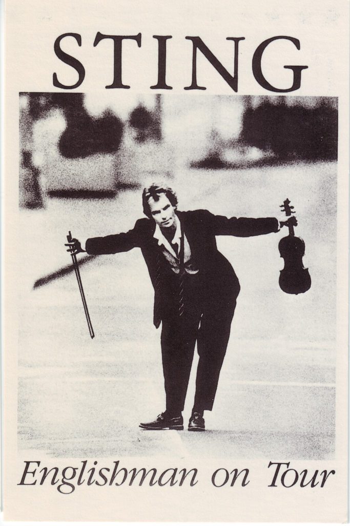 Indexation : Sting (1951), englisman on tour##Epoque : Moderne##Propriété : Gem-028-Roy